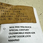 Gm 4664960 Lock Assembly Lh Front Door 1955-56 Buick & Olds (see Desc Fit) Nos New. Price: $55.00.