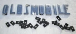 1953 88 98 Fiesta Grille Bar "oldsmobile" Letter Set. Die Cast Chrome New. Price: $98.50.