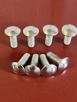 Bumper Bolt Lot (8) Round 7/16" X 1/4 Stainless Cap Vintage Hot Rod Trog Scta New. Price: $44.99.
