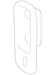 Genuine Gm Passenger Side Intermediate Exterior Door Handle 23473841 New. Price: $69.42.
