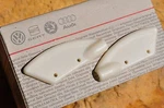 Vw MK1 Golf Cabriolet Convertible Top Boot Fastener Cable Covers- White -nos!- New. Price: $18.00.