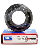 Skf NJ207 Ecp C3 Cylindrical Roller Bearing 35X72X17MM New. Price: $80.19.