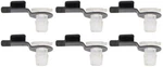 64-66 Mustang 66-67 Bronco Door Latch Rod Retainer Oe Style Metal Clip Pc Set New. Price: $25.98.