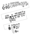 Genuine Mopar Bearings 68402309AA New. Price: $5.91.