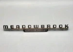 Vintage 1949-1952 Dodge Meadowbrook "fluid-drive" Fender Emblem #1300169 Used. Price: $23.74.