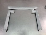 1978 Corvette Front A-pillar Header Trim Set, Left And Right, Lh/rh, Silver Used. Price: $199.95.