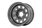 Rough Country Steel Wheel Gray 15X8 5X4.5 3.30 Bore -19 New. Price: $74.95.