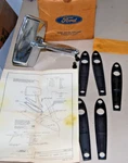 1967-73 Mustang Shelby 68-76 Torino Montego 73-79 Cougar Nos Manual Door Mirror New. Price: $100.00.