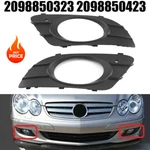 Pcs Front Bumper Fog Light Cover For Mercedes Benz Clk W209 2005-09 Black New. Price: $35.09.