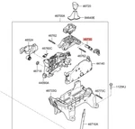 Ioniq Hybrid Ae Shift Lever-bracket Assy 2016-2022 1.6L Genuine New Hyundai Brand. Price: $34.92.
