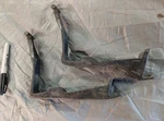 1980'S Buick Cadillac Plastic Battery Hold Down Bracket 1619604 Or 1616834 Used. Price: $25.00.