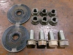 04 08 Mazda RX8 Rear K-frame Crossmember Mounting Bolts/nuts Used. Price: $47.95.