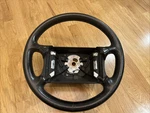 Porsche 911 944 Turbo S2 Black Leather Steering Wheel Manual 96434780450 Used. Price: $195.00.