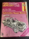 1981-1990 Ford Escort And Mercury Lynx Haynes Repair Manual 789 Used. Price: $10.00.