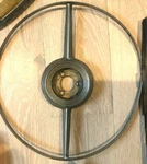 1953/1954 Chevy Car Horn Wheel Ring Oem Part Vintage Original 12X12" Metal Usa Used. Price: $144.29.