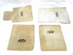 1991 Mercedes 560SEL Oem Set Of 4 Tan Mbz Mat Has Discoloration Used. Price: $99.00.