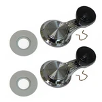 64-81GM Interior Door Vent Window Regulator Handle Cranks Black Knob W/ Washers New. Price: $34.00.