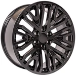 Gloss Black Wheel 22X9 For 1992-2023 Gmc Yukon RVO1717 New. Price: $372.79.