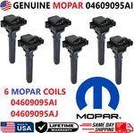 Genuine Mopar X6 Ignition Coils For 1998-2005 Dodge Chrysler 2.7L V6, 04609095AI Remanufactured. Price: $145.68.