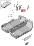 Genuine Porsche 718 Boxster Cayman 911 Cover Trim Right Black 991555622021E0 New. Price: $38.90.