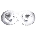 Power Stop EBR1438XPR Evolution Performance Drilled And Slotted Brake Rotor Set New. Price: $388.71.