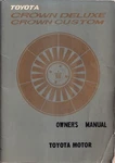 1965-1967 Toyota Crown Owners Manual RS41 RS46G User Instruction Guide Handbook Used. Price: $139.00.
