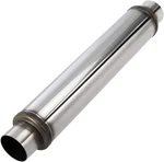 2.5 Inch Inlet Exhaust Muffler 1/2" Resonator 3.5" Round 18" Body Leng New. Price: $63.99.