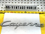 Genuine Porsche Cayenne 03-10 Suv Rear Hatch Lid Plastic Silver Oem Emblem Used. Price: $41.99.
