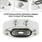 Billet Ls Twin Turbo Dual 90 Degree 1/8" Npt Oil Feed Line Adapter Plate New. Price: $15.26.
