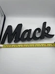Vintage Oem Mack Semi-trucks Metal 27RU2127 Emblem Used. Price: $65.00.