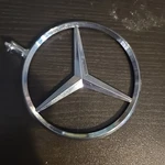 Vintage Mercedes Benz Hood Ornament Chrome Star Emblem, Broken Base Used. Price: $12.48.