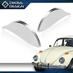 1 Pair Headlight Headlamp Visors 7" Chrome Shields Trim Cover Caps Lh+rh Side New. Price: $16.48.