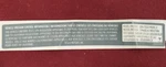 Tesla Model X 2016 Emissions Label Part # 1065843-00-B New Oem. Price: $25.00.