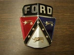 Nos Oem Ford 1950 1951 Hood Ornament Emblem Plastic Badge Logo Crest New. Price: $49.00.
