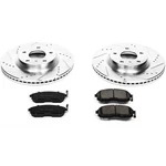 Powerstop Z23 Daily Driver Carbon-fiber Ceramic Brake Pad And Drilled & Slotted New. Price: $215.36.