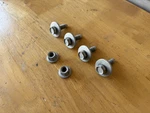 2010-2025 Oem Dodge Ram 2500 3500 Pickup Truck Rear Bumper Mounting Bolts Used. Price: $33.25.
