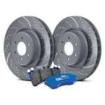 For Chevy Corvette 06-08 Ebc Stage Track Day Dimpled & Slotted Front Brake Kit New. Price: $619.00.
