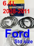 Ford 6.4L V8 Powerstroke Piston Hastings Set (standard Size) New. Price: $158.99.