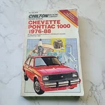Chilton 6836 Repair Manual Book Guide 1976-88 Chevy Chevette Pontiac 1000 Used. Price: $10.19.