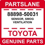 88898-50031 Toyota Oem Genuine Sensor, Smog Ventilation New. Price: $82.96.