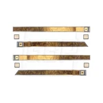 81-87 Regal Upper Door Panel Escutcheon Trim Kit Butterfly Walnut Wood Grain New. Price: $149.95.