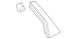 Genuine Gm Rear Driver Side Door Window Frame Applique 84167110 New. Price: $76.33.