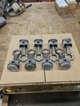 Set Of 8 Used 1961-1965 Ford Mercury 390 406 427 Pistons, Connecting Rods C3AE-C. Price: $275.00.