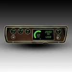 1970-1976 Dodge Duster/dart Digital Gauge Cluster With Green Leds New. Price: $434.18.