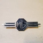 Original Mga Mgb Fray Ltd Chrome Ribbed Badge Emblem Blanking Plate 130254 Used. Price: $69.99.