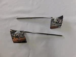 Nos Oem Ford 1963 1964 Galaxie 500 2 Door Sun Visor Brackets Hardtop Xl Ltd Pr. New. Price: $229.00.