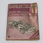 Haynes Repair Manual 30030 (1140) For Dodge Daytona & Chrysler Laser 1984-1989 Used. Price: $16.99.