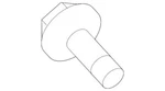 New Oem Ford Genuine Radiator Support Mount Bolt -W701834-S439. Price: $14.93.