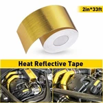 Reflective Gold Heat Shield Thermal Racing Engine 2" X 33FT Adhesive Tape New. Price: $13.29.