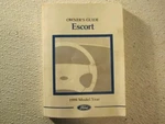 Owners Manual 1998 Ford Escort Used. Price: $12.95.